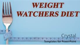  Presentation with diet - Presentation theme with diet-text-on-flat-lay background and a light blue colored foreground