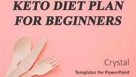  Presentation with diet - Presentation theme consisting of diet-text-on-flat-lay background and a lemonade colored foreground