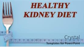  Presentation with diet - Theme with diet-text-on-flat-lay background and a light blue colored foreground