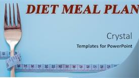  Presentation with meal plan - Presentation having diet-text-on-flat-lay background and a light blue colored foreground