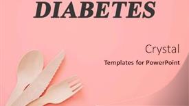  Presentation with diabetes diet - PPT theme enhanced with diet-text-on-flat-lay background and a lemonade colored foreground