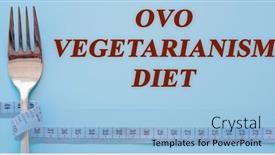  Presentation with diet - Presentation consisting of diet-text-on-flat-lay background and a light blue colored foreground