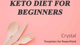  Presentation with diet - Slide set featuring diet-text-on-flat-lay background and a lemonade colored foreground