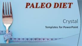  Presentation with diet - PPT layouts consisting of diet-text-on-flat-lay background and a light blue colored foreground