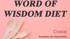  Presentation with wisdom - Presentation design featuring diet-text-on-flat-lay background and a lemonade colored foreground