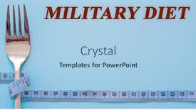  Presentation with diet - Presentation theme with diet-text-on-flat-lay background and a light blue colored foreground