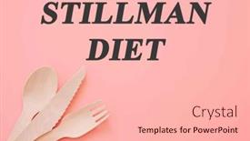  Presentation with diet - PPT theme having diet-text-on-flat-lay background and a lemonade colored foreground