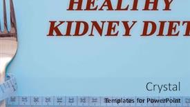  Presentation with diet - Presentation featuring diet-text-on-flat-lay background and a light blue colored foreground