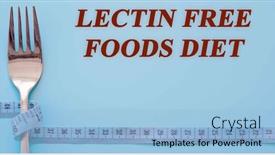  Presentation with foods - Slides enhanced with diet-text-on-flat-lay background and a light blue colored foreground
