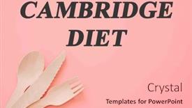  Presentation with diet - PPT layouts enhanced with diet-text-on-flat-lay and a lemonade colored foreground