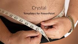  Presentation with diet - Amazing theme having diet-time-and-overweight-westerner backdrop and a coral colored foreground