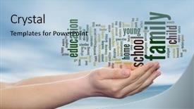  Presentation with abstract medical - Colorful slide set enhanced with diet wellness body energy medical backdrop and a light blue colored foreground