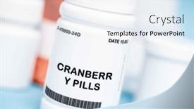  Presentation with urinary tract infections - Presentation theme consisting of dietary-supplement-commonly-used background and a sky blue colored foreground