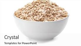  Presentation with proteins keto ketogenic diet raw - Beautiful PPT layouts featuring dietetics - bowl with raw oatmeal backdrop and a  colored foreground