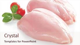  Presentation with dietetic - Amazing presentation design having dietetics - dietetic chicken fillet isolated decorated backdrop and a lemonade colored foreground