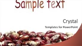  Presentation with kidney - Presentation enhanced with diference - bacground from kidney beans background and a  colored foreground