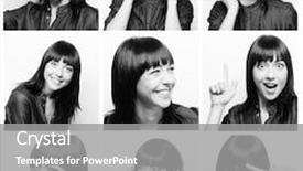  Presentation with ayurvedic medicine making - Slide deck featuring diference - collage of the same woman background and a gray colored foreground