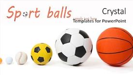  Presentation with white differene - Slides consisting of different balls isolated on white background and a sky blue colored foreground