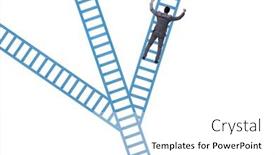  Presentation with career path - Presentation theme having different-career-path-concept background and a white colored foreground