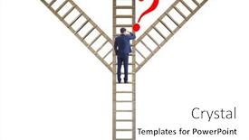  Presentation with career path - Slides having different-career-path-concept background and a white colored foreground