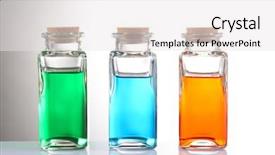  Presentation with essential oil - Presentation with different color liquids essential oil background and a white colored foreground