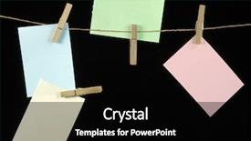  Presentation with paper line - Colorful PPT theme enhanced with different color of paper backdrop and a  colored foreground