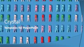  Presentation with colorful odontology 3d view for ted bundy - Slide deck featuring different-colorful-clothespegs-horizontal-pattern background and a teal colored foreground