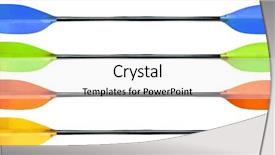  Presentation with shaft - Slide deck enhanced with different colors of blade background and a white colored foreground