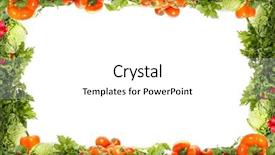  Presentation with fresh fruits vegetables dairy meat - Audience pleasing slides consisting of different fresh tasty vegetables isolated backdrop and a white colored foreground