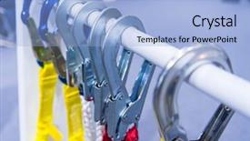  Presentation with spinal cord - Cool new slides with different hooks on a cord backdrop and a light blue colored foreground