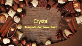  Presentation with frame - Theme enhanced with frame of different kinds background and a tawny brown colored foreground