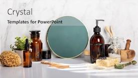  Presentation with hygiene - Cool new slides with different-kinds-of-hygiene backdrop and a white colored foreground