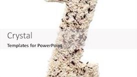  Presentation with rice grain - Presentation design enhanced with different kinds of rice grain lying and creating an alphabet letter x different colors background and a white colored foreground