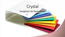  Presentation with plastic - PPT layouts with different plastic material samples background and a white colored foreground