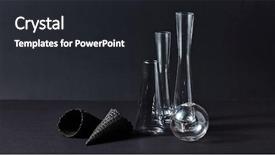  Presentation with wafer - Slide deck enhanced with different shapes and size background and a dark gray colored foreground