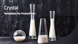  Presentation with black liquid - PPT layouts with different shapes with white liquid background and a dark gray colored foreground