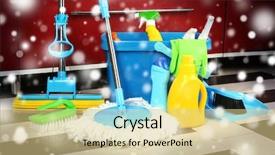  Presentation with kitchen - Presentation theme having  background and a  colored foreground