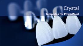  Presentation with dental - Beautiful slide deck featuring different-types-of-dental-tooth backdrop and a ocean colored foreground