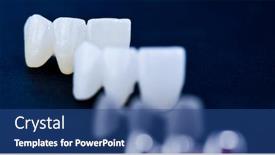  Presentation with dental - PPT layouts enhanced with different-types-of-dental-tooth background and a ocean colored foreground
