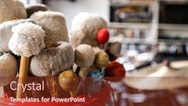  Presentation with live - Slides consisting of different-types-of-drumsticks background and a tawny brown colored foreground