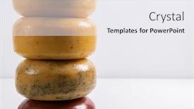  Presentation with white cheese - Presentation having different-types-of-homemade-traditional background and a sky blue colored foreground