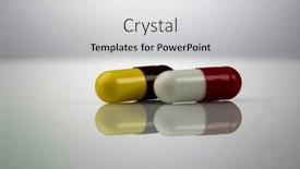  Presentation with medicines - Cool new presentation theme with different-types-of-medicines-different backdrop and a light gray colored foreground