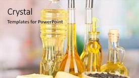  Presentation with oil seeds - Cool new slides with matiere organique et carburant - different types of oil backdrop and a lemonade colored foreground