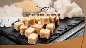  Presentation with sugar cane - Amazing slide deck having different types of sugar backdrop and a coral colored foreground