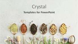  Presentation with tea types - Presentation consisting of different-types-of-tea background and a white colored foreground