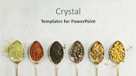  Presentation with tea types - Slide deck consisting of different-types-of-tea background and a white colored foreground