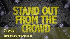  Presentation with shoes - PPT layouts enhanced with differential - top view of business shoes background and a tawny brown colored foreground