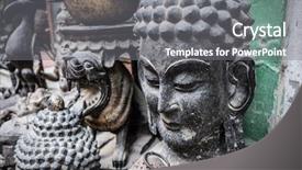  Presentation with worship - Beautiful PPT layouts featuring difinition worship - dark statue of head backdrop and a gray colored foreground