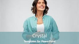  Presentation with young happy people smiling - Slides enhanced with digestion-eating-people-concept-happy background and a teal colored foreground