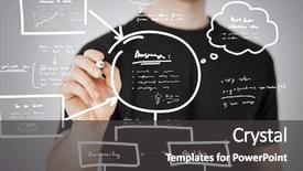  Presentation with technology education - Audience pleasing presentation design consisting of digi - business education and technology backdrop and a dark gray colored foreground